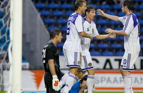 Динамо без проблем обыграло Гент и в ответном матче В ворота бельгийцев опять влетело три мяча. 