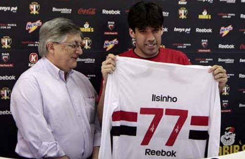 Илсиньо представлен игроком Сан-Пауло Бразильский клуб сделал серьезное укрепление. 