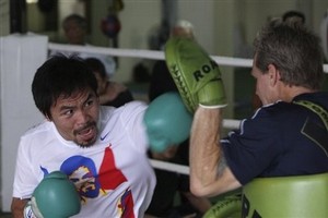 Паккьяо: "Я готов на 50 процентов" Филиппинский боксёр завершил первый этап подготовки к бою с Антонио Маргарито.