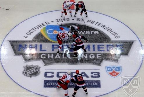 КХЛ против НХЛ. СКА бьет Каролину Хозяева льда разобрались с соперником из США.