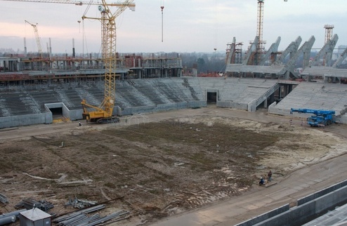 Стадион во Львове увеличил свою вместительность Правда, только на 388 мест. 