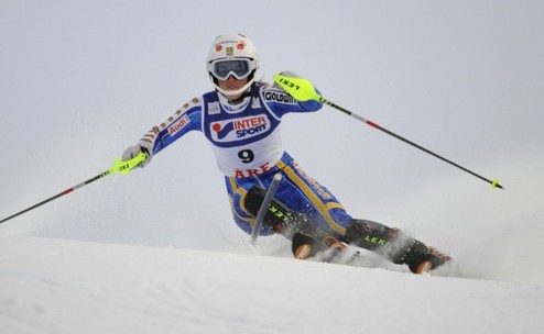Горные лыжи. Шведка впереди после первой попытки Мария Пители-Холмнер лидирует после первой попытки в американском Аспене.