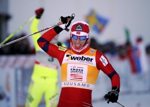 Бьорген: "Не знаю, кто сможет одолеть меня в будущем" Норвежская лыжница поделилась впечатлениями после своего очередного успеха.