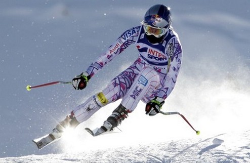 Горные лыжи. Реванш имени Вонн Линдси Вонн выиграла скоростной спуск на этапе во французском Валь д'Изере.