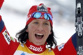 Бьорген надеется превзойти рекорд Скари Норвежская лыжница сегодня одержала свою очередную победу.