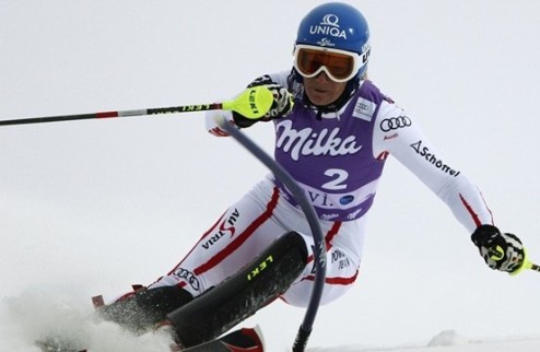 Горные лыжи. Шильд в слаломе непобедима Австрийка одержала свою четвертую победу в специальном слаломе в нынешнем сезоне.