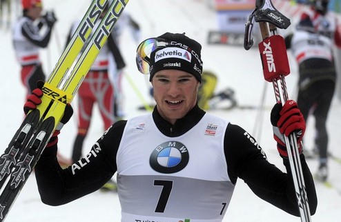 У Колоньи конкурентов нет Швейцарец Дарио Колонья без всякой конкуренции одержал убедительную победу на очередном этапе Тур де Ски.