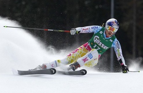Горные лыжи. Линдси Вонн вне конкуренции Американка Линдси Вонн одержала очередную свою победу в скоростных дисциплинах. 