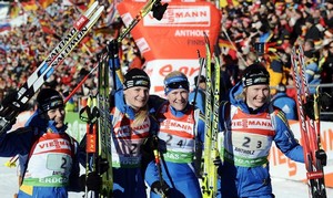 Нильссон: "Подиум — отличный результат" Участница шведской эстафеты рассказала о своих впечатлениях после гонки.