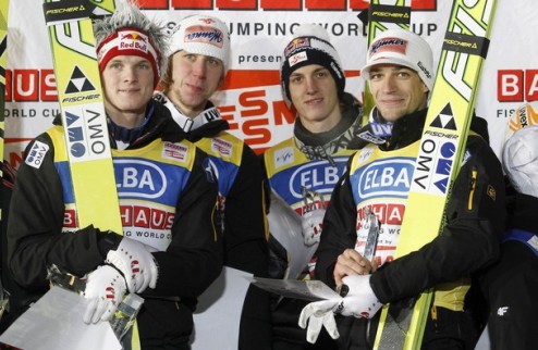 Прыжки с трамплина. Австрийцы вне конкуренции На стартовом этапе FIS Team Tour в немецком Виллингене убедительную победу одержала сборная Австрии. 