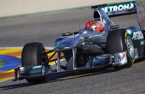 Шумахер: "Мы сделали шаг вперед" В команде Мерседес довольны результатами тестов в Валенсии.
