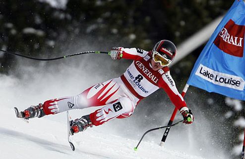 Суперкомбинация: Гергль выиграла скоростной спуск  Австрийка Элизабет Гергль идет на свою вторую победу на чемпионате мира по горным лыжам в Гармиш-Парт...