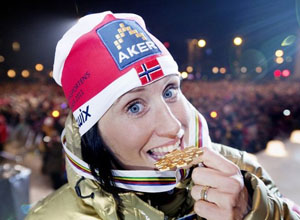 Лыжные гонки. Бьорген не выиграет шесть медалей ЧМ Лидер норвежской сборной Марит Бьорген пропустит командный спринт.