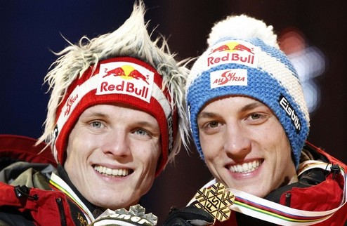 Очередное чемпионство австрийцев Австрийцы выиграли ветровую лотерею в одну попытку на чемпионате мира в Осло.
