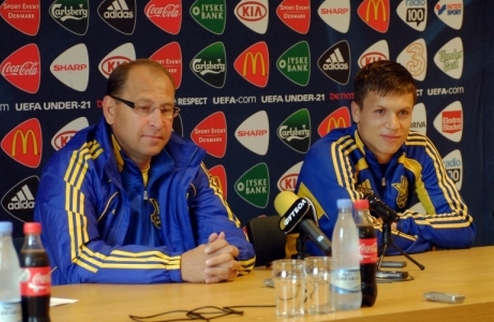 Яковенко: "Соперник непростой, мы его уважаем, но не боимся" Пресс-конференция главного тренера молодежной сборной Украины накануне матча с испанцами. 