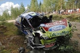 Хирвонена не испугала авария в Финляндии