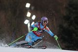 Горные лыжи. Тина Мазе — чемпионка мира  в супергиганте