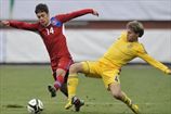 Молодежная сборная Украины сыграла вничью с чехами
