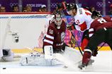 Хоккей. Канада с трудом выбивает Латвию
