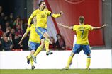 Ибрагимович сделал дубль и вывел Швецию на Евро-2016