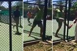 Теннисист отстранен от игры за преследование судьи