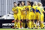 Женский футбол. Украина побеждает Венгрию