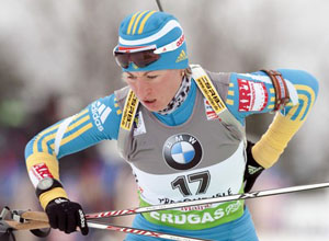 Биатлон. Валя Семеренко завоевала серебро После победы в спринте украинка в гонке преследования заняла второе место.