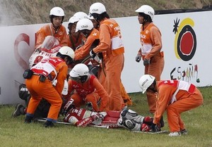 MotoGP. Барбера повредил ключицу В данный момент, Эктор находится в госпитале.