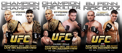 UFC 137: эволюция постеров Президент Ultimate Fighting Championship Дана Уайт часто говорит, что ему ежедневно приходится сталкиваться с огромным количе...
