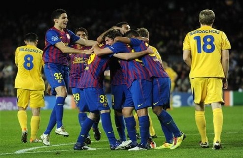 Группа H. Барселона громит БАТЭ, Милан упускает победу + ВИДЕО Команды порадовали болельщиков результативной игрой.