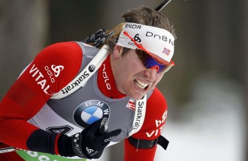Биатлон. Свендсен быстрейший в преследовании Сегодня в австрийском Хохфильцене сильнейшим стал норвежский спортсмен.