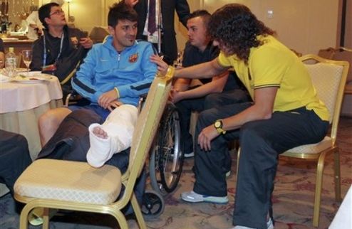 Вилья: есть надежда поездки на Евро Форварду Барселоны в понедельник была успешно проведена операция на сломанной ноге.