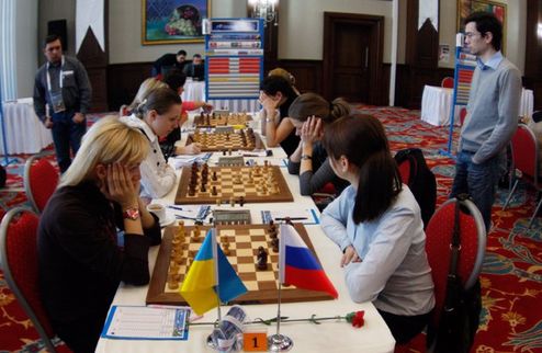 Шахматы. Украина проиграла России Украинские шахматистки не смогли продолжить победную серию на командном чемпионате мира.