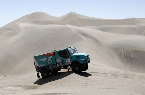 Дакар. День 12-й Главной проблемой 12-го этапа оказались песчаные дюны.