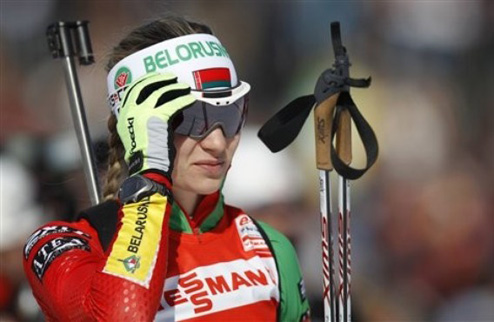 Биатлон. Двойная победа Домрачевой в Тюмени Белорусская биатлонистка завоевала две золотые медали на соревнованиях в России.