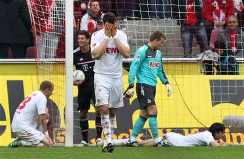 Бавария отправляет Кельн во вторую Бундеслигу + ВИДЕО Герта же имеет шанс остаться после стыковых матчей.