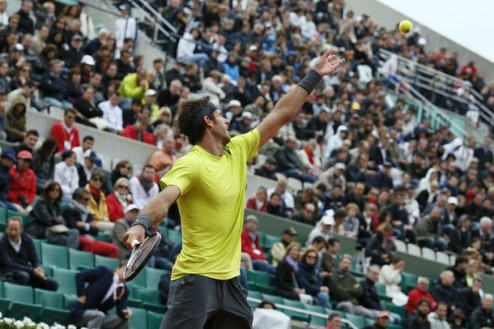 Дель Потро опасается Федерера Аргентинский теннисист настраивается на четвертьфинал Ролан Гаррос.