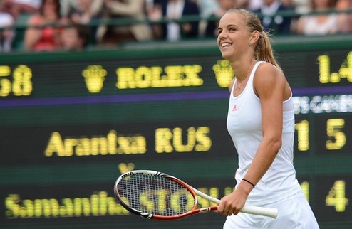 Уимблдон (WTA). Звонарева и Клийстерс идут дальше Сегодня в столице Англии стартует второй раунд.