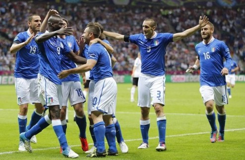 Италия – второй финалист Евро-2012! + ВИДЕО Адзурри уверенно обыграли сборную Германии во втором полуфинале.