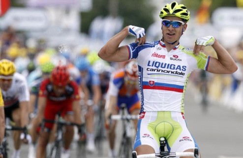 Тур де Франс. Саган побеждает на кошмарном этапе  Чемпион Словакии Петер Саган из Liquigas одержал свою третью победу на Тур де Франс в нынешнем году, а...