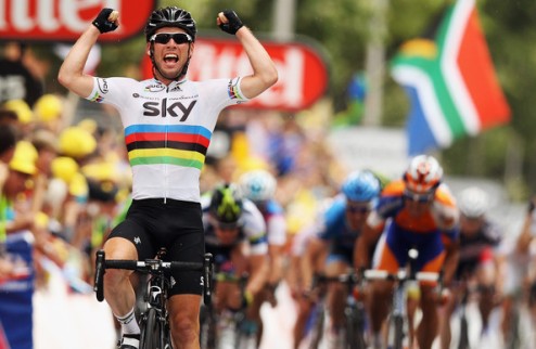  Тур де Франс. Вторая победа Кэвендиша Чемпион мира Марк Кэвендиш (Team Sky) выиграл свой второй этап на нынешнем Тур де Франс, сравнявшись по количеств...