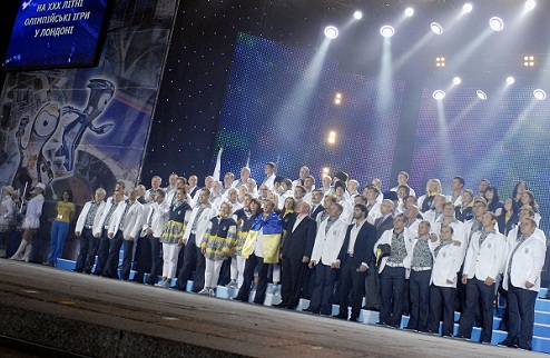 We want it all, London! Вчера вечером на Майдане Незалежности состоялись торжественные проводы украинской олимпийской команды. 
