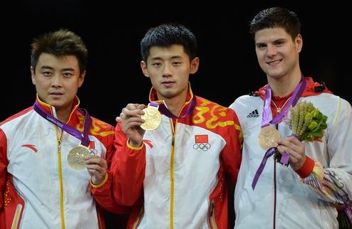 Настольный теннис. Снова упущенное золото Ван Хао Два представителя Поднебесной разыграли между собой золотые медали в одиночном разряде.