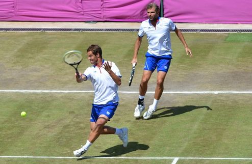 Беннето и Гаске переиграли Феррера с Лопесом В матче за бронзовые награды Олимпиады французский дуэт смог сломить пиренейскую защиту.