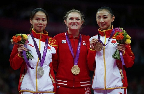 Прыжки на батуте. Китаянки пропускают вперед канадку Неожиданно завершились соревнования в прыжках на батуте у женщин.