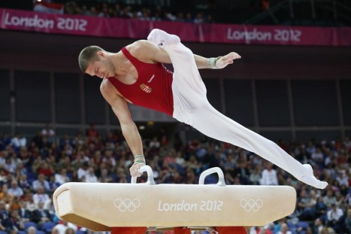 Спортивная гимнастика. Наконечный — шестой, золото у венгра Украинец не смог завоевать медаль в упражнениях на коне.
