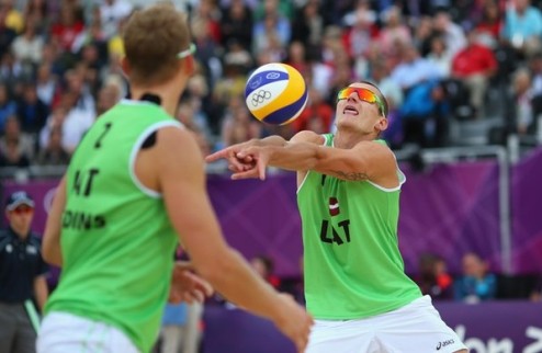 Пляжный волейбол. Латвия — с первой медалью Игр, Германия — с десятым золотом В матче за бронзу латвийские волейболисты вырвали победу над голландцами.