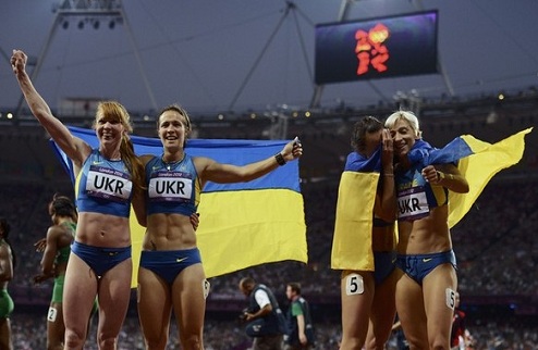 Легкая атлетика. Мировой рекорд США, украинская бронза Сборная Украины завоевала бронзовую медаль в эстафете 4х100 м.