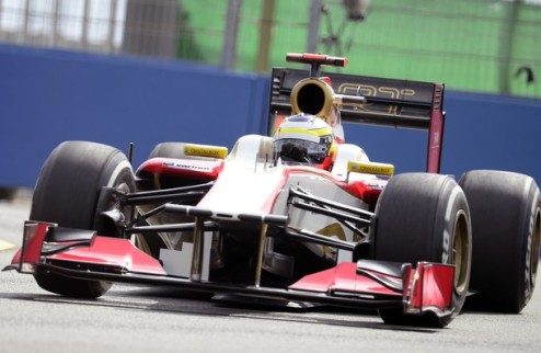 Формула-1. Де Ла Роса: минус пять позиций на старте Гран-при Сингапура Пилот Хиспании, скорее всего, начнет гонку с последнего места.