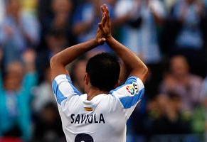 Савиола: Малага превзошла все мои ожидания Аргентинский нападающий доволен пребыванием в испанском клубе.
